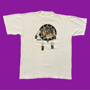 90s Arizona Dreamcatcher Wolf Tee